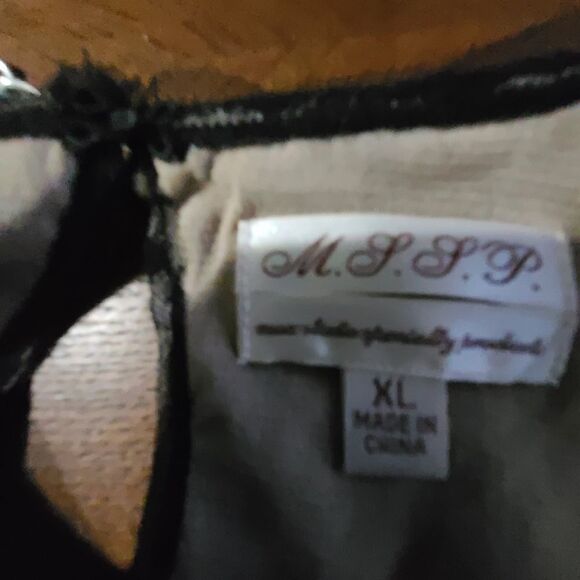 Max Studio Specialty Product Black Sequin Top - Picture 7 of 7